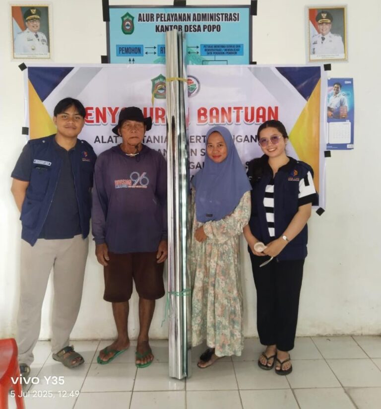 Kolaborasi Pemdes Popo dan Mahasiswa KKN Hadirkan Bantuan Nyata bagi Warga