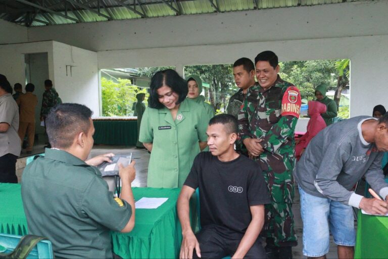 Dalam Rangka HUT Persit Ke-80, Persit KCK Cabang XXXIV Kodim 1426 Takalar Gelar Donor Darah