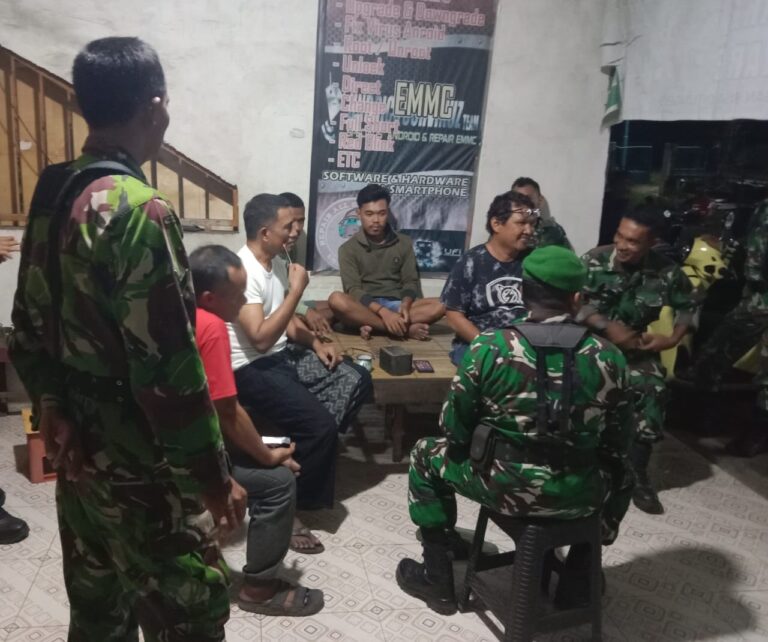 Wujudkan Situasi Yang Kondusif Koramil 1426-01/Polut Bersama Komponen Pendukung Patroli Bersama
