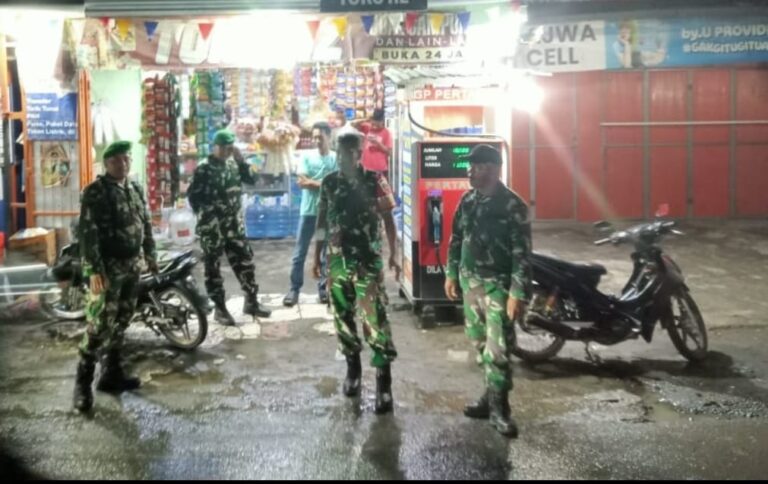 Personel Koramil 1426-05/Marbo Libatkan Komponen Pendukung Patroli Bersama