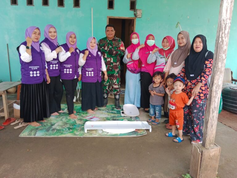 Babinsa Koramil 1426-01/Polut Terus Laksanakan Pendampingan Kegiatan Posyandu