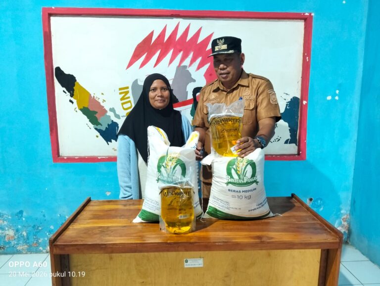 Peduli Warga, Kades Bentang Distribusikan Bantuan Sembako ke 5 Dusun