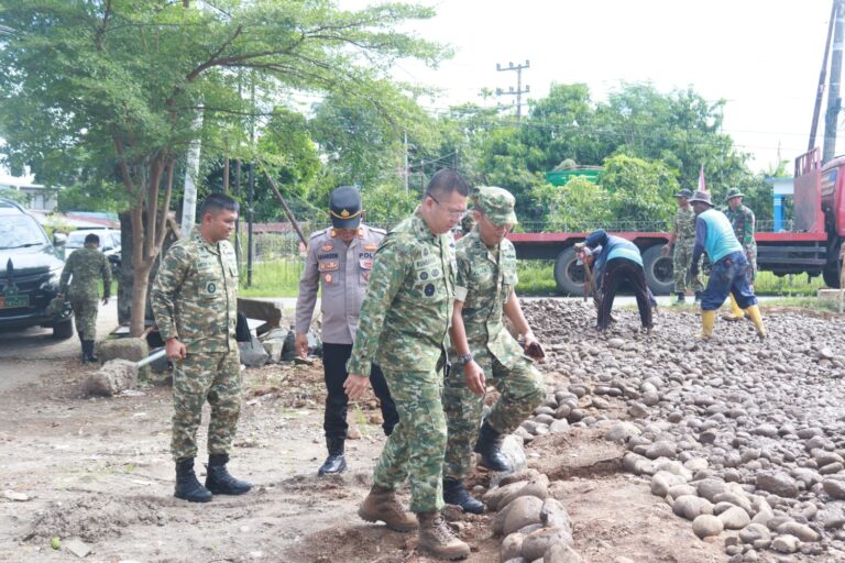 Danrem 141/Toddopuli Kunjungi Kodim 1426/Takalar, Pimpin Vicon UKP dan Tinjau Percepatan KDKMP