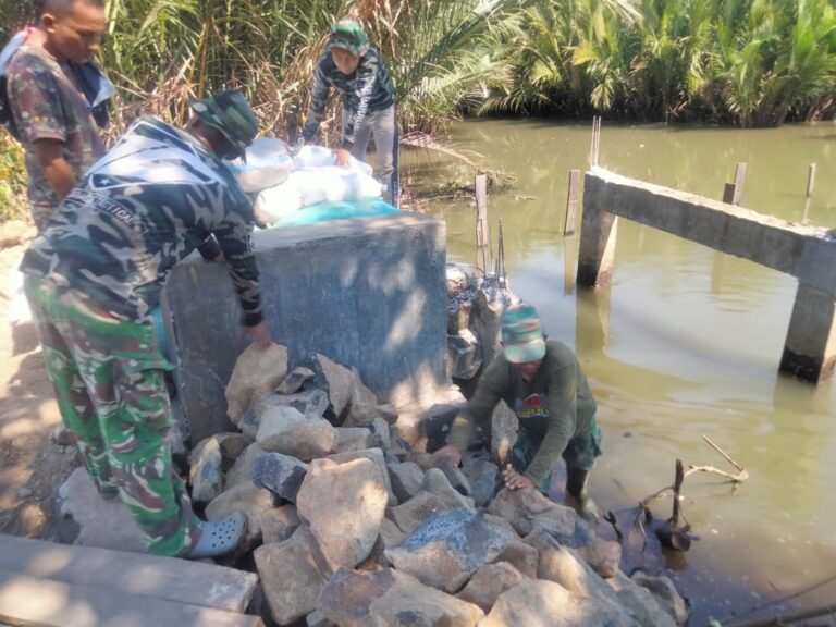 Kodim 1426/Takalar Mulai Pembongkaran Jembatan Pasuleang II, Percepat Pembangunan Akses Penghubung Warga