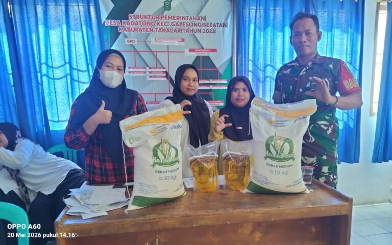 Pemdes Kadatong Bergerak Cepat Salurkan Bantuan kepada Warga Membutuhkan