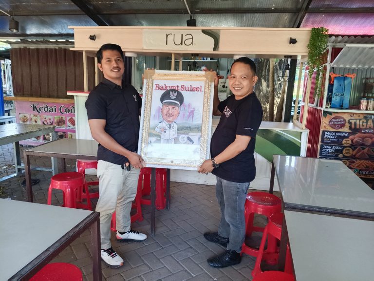 Karikatur Penuh Makna untuk Ketua APDESI Takalar, Penggerak Sinergi Desa dan Media