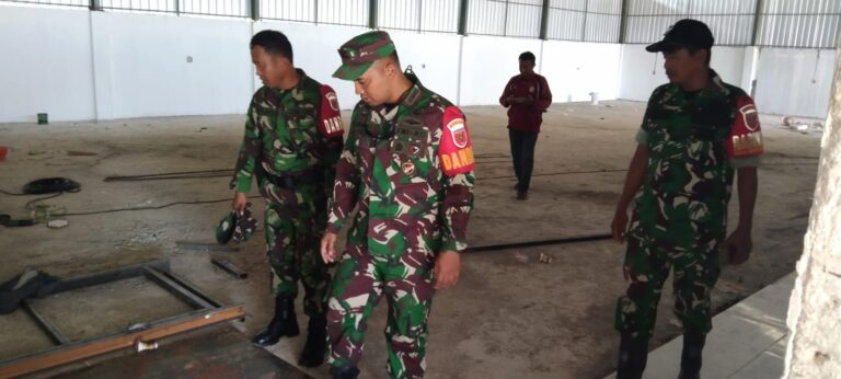 Dandim 1426/Takalar Tinjau Pembangunan Koperasi Merah Putih di Desa Bonto Parang