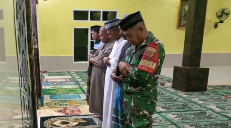 Sholat Subuh Berjamaah Keliling, Koramil 1426-06/Mapsu Perkuat Silaturahmi dan Pembinaan Wilayah