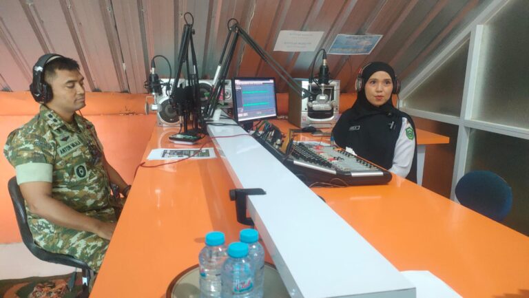 Dandim 1426/Takalar Bahas Peran TNI AD dalam Mendukung Program Pemerintah dan Pembangunan Teritorial Melalui Live Podcast