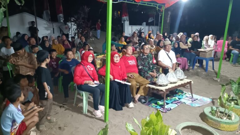 Malam Ramah Tamah HUT Ke-81 Kemerdekaan RI di Kelurahan Rajaya, Babinsa Ajak Warga Perkuat Persatuan dan Gotong Royong