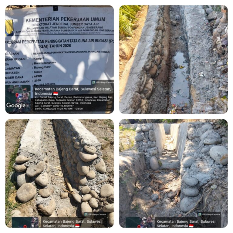 Proyek P3-TGAI Romangbone di Desa Borimatangkasa Diduga Bermasalah, Pekerjaan Disorot
