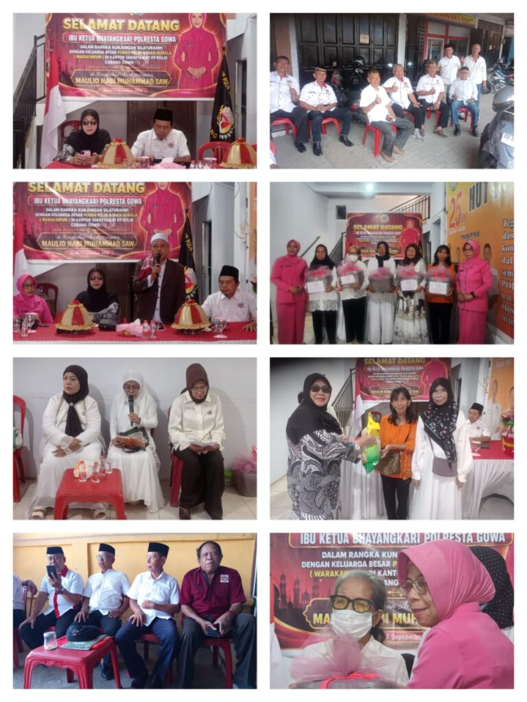 PP Polri Cabang Gowa Gelar Maulid Nabi Muhammad SAW 1448 H, Perkokoh Silaturahmi dan Keimanan
