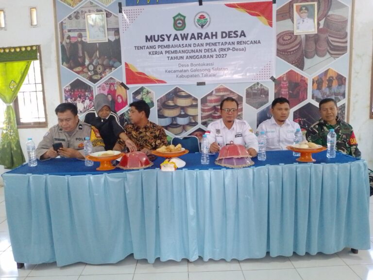 Babinsa Bontokassi Kawal Musyawarah Desa, Dorong Pembangunan Berbasis Kebutuhan Masyarakat