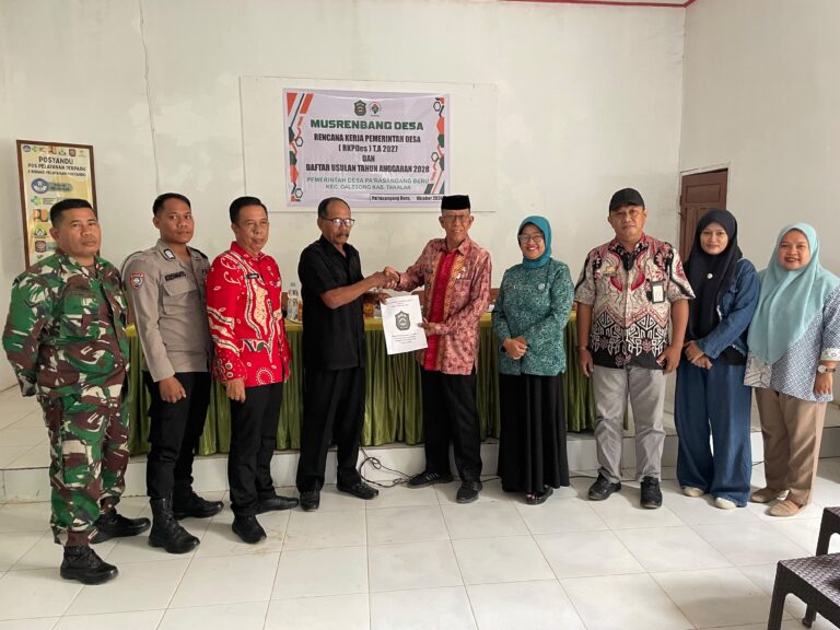 Babinsa Dorong Pembangunan Desa Pa’rasangan Beru, Melalui RKPDes T.A 2027